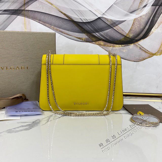 Bvlgari女包 寶格麗雙層最新季節限定款 經典蛇首搭扣 Serpenti Forever系列鏈條斜挎包 B290323  fyd1549